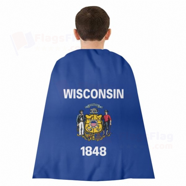 Wisconsin Woven Fabric Cloak Digital Printing