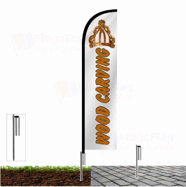 Wood carving Pavement Flags