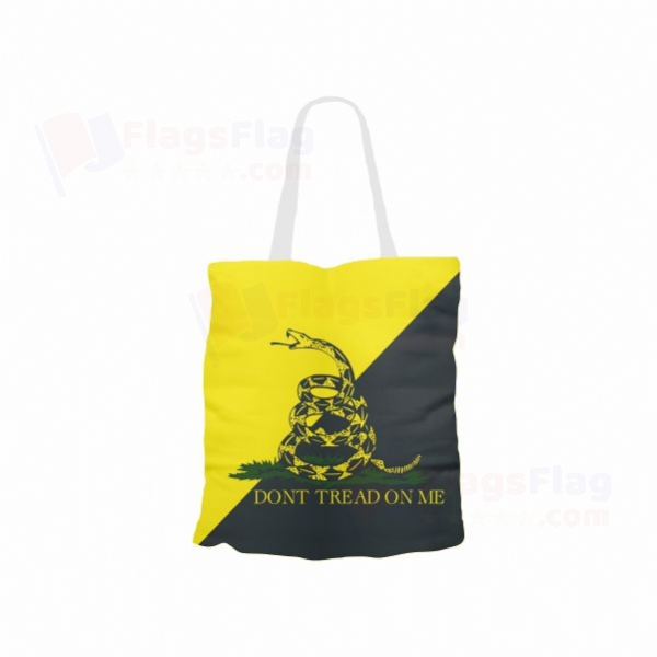 Yellow Black Dont Tread On Me Cloth Bag Models