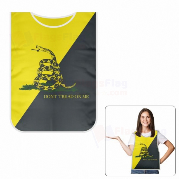 Yellow Black Dont Tread On Me Single Use Strike Apron