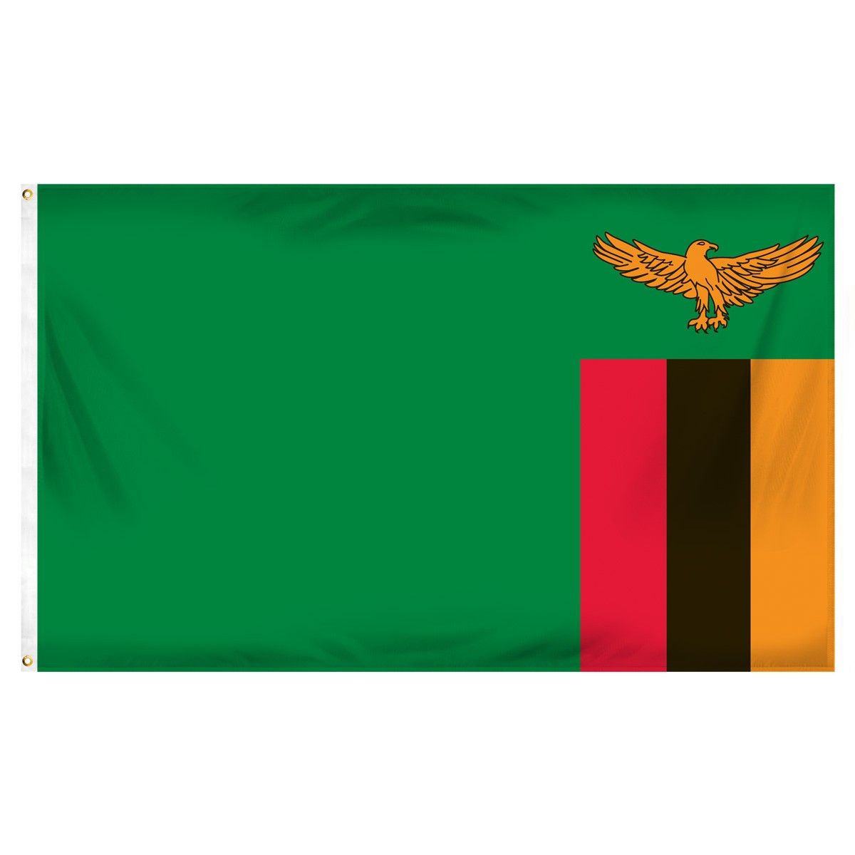 Zambia Table Flag